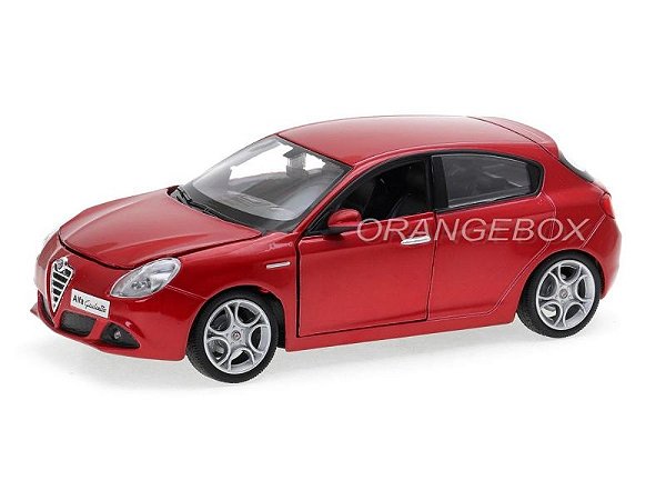Alfa Romeo Giulietta Bburago 1:24 Vermelho