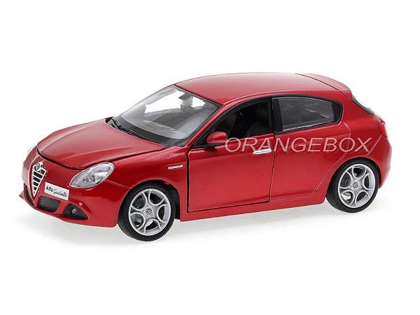 Alfa Romeo Giulietta Bburago 1:24 Vermelho