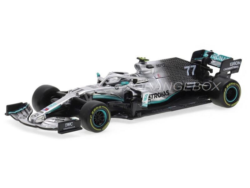 Fórmula 1 Mercedes Benz Amg Petronas W10 2019 Valtteri Bottas Bburago 1:43