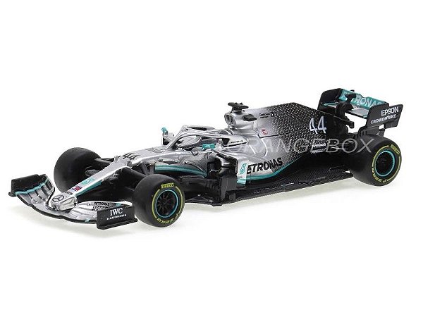 Fórmula 1 Mercedes Benz Amg Petronas W10 2019 Lewis Hamilton Bburago 1:43