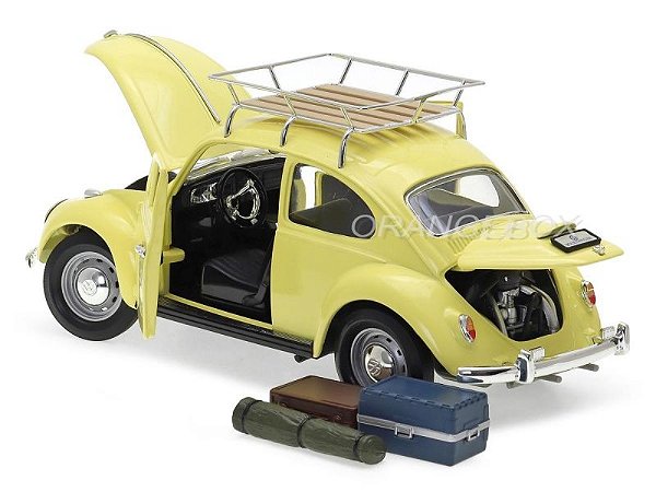 Fusca Creme Volkswagen Fusca 1967 1:18 Yat Ming Creme - 20 anos! Loja on-line de ...