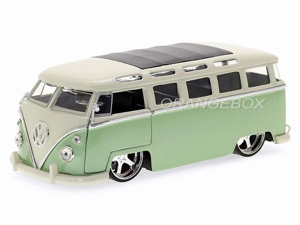 Volkswagen Kombi Bus 1962 BigTime Kustoms Jada Toys 1:24 Verde