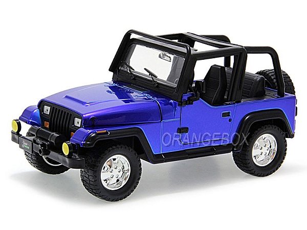 Jeep Wrangler 1992 Jada Toys 1:24 Azul