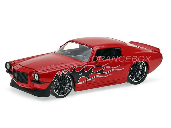 Chevrolet Camaro SS 1971 Big Time Muscle 1:24 Jada Toys Vermelho