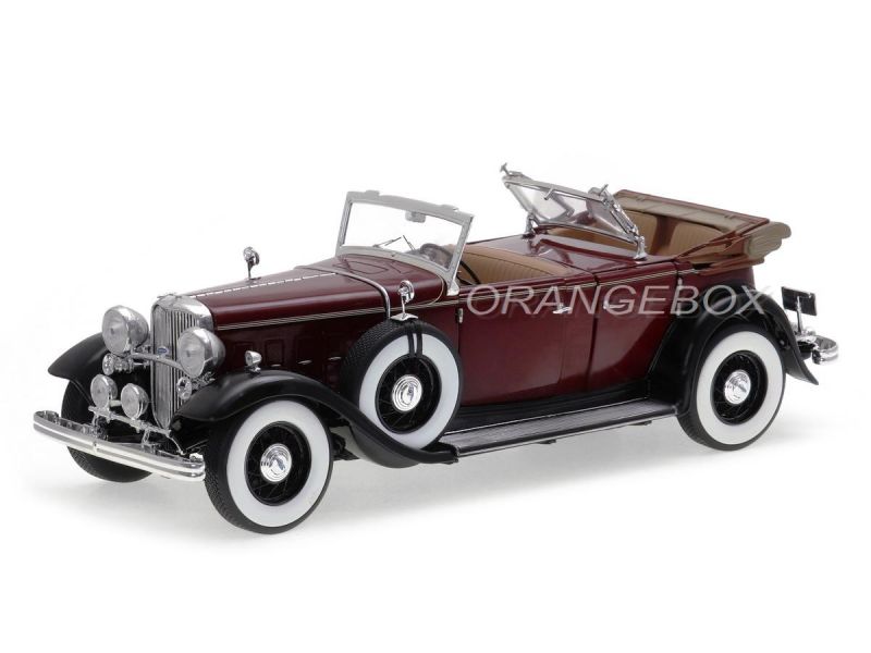Ford Lincoln KB Top Down 1932 Sunstar Platinum 1:18 Marrom