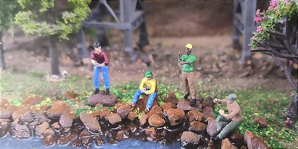 Figura Mod.41 (Pescadores) 1:87 HO Dio Studios