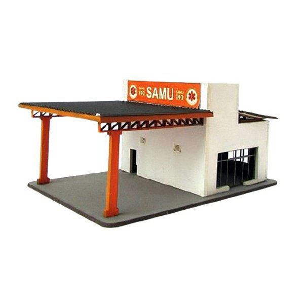 Prédio Samu 1:87 HO Dio Studios