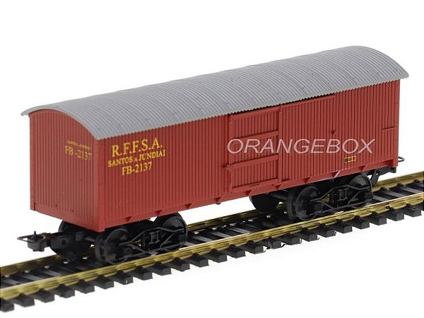 Vagão Fechado Antigo RFFSA EFSJ 1:87 HO Frateschi - 2078