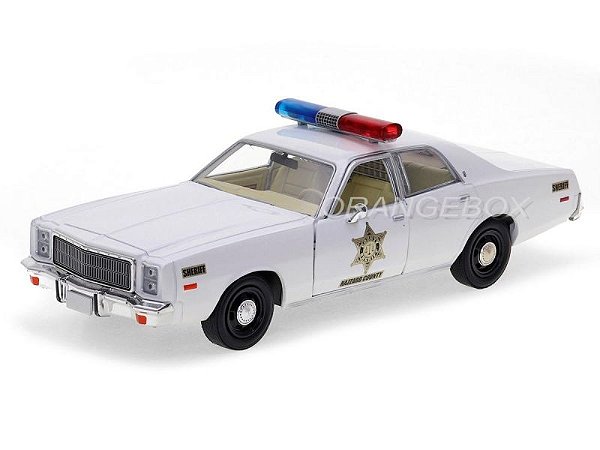 Plymouth Fury 1977 Hazzard County Sheriff Greenlight 1:24