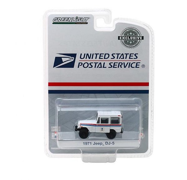 Jeep 1971 DJ-5 USPS Greenlight 1:64