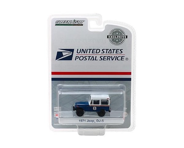 Jeep 1971 DJ-5 USPS Greenlight 1:64