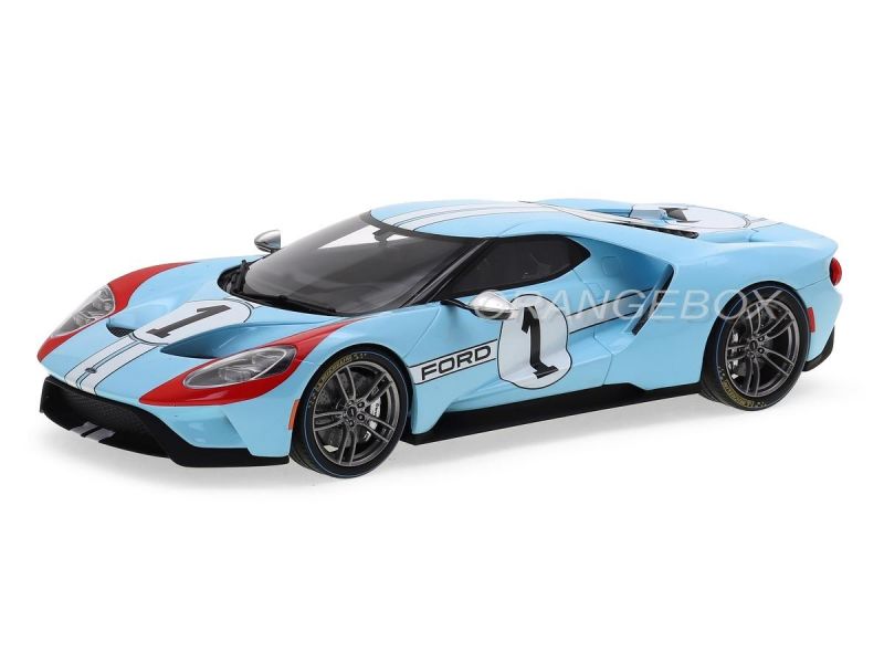 Ford GT 2020 24H Le Mans #1 1966 Heritage Edition Gulf 1:18 Gt Spirit Exclusivo