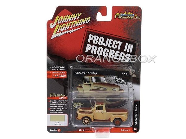 Ford F-1 Tuscon Tan (Rusty) Projects In Progress Street Freaks 2020 R1 Set B 1:64 Johnny Lightning