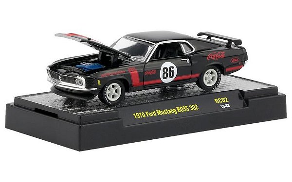 Ford Mustang BOSS 302 1970 Coca Cola HOBBY ONLY RC02 M2 Machines 1:64
