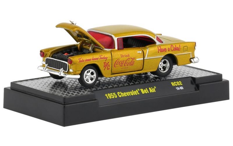 Chevrolet Bel Air 1955 Coca Cola HOBBY ONLY RC02 M2 Machines 1:64
