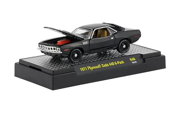 Plymouth Cuda 440 6-Pack 1971 R46 Detroit Muscle M2 Machines 1:64