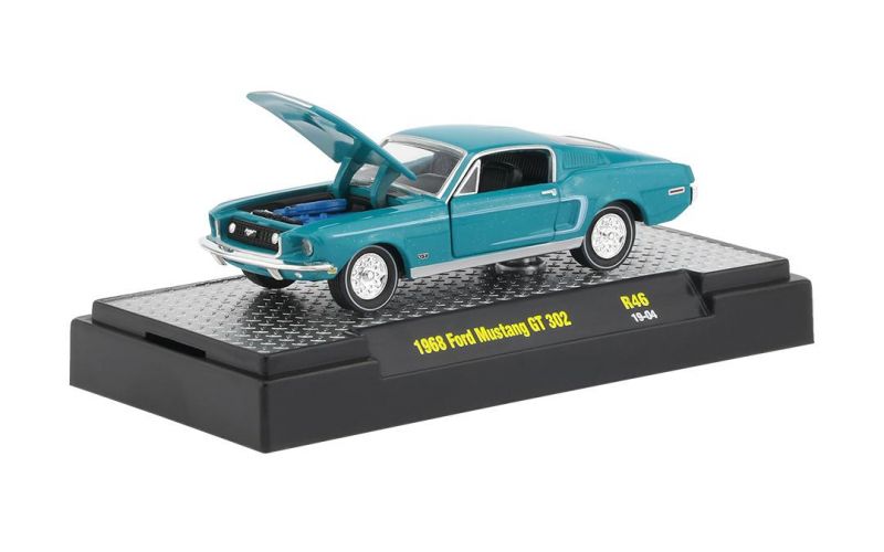 Ford Mustang GT 302 1968 R46 Detroit Muscle M2 Machines 1:64