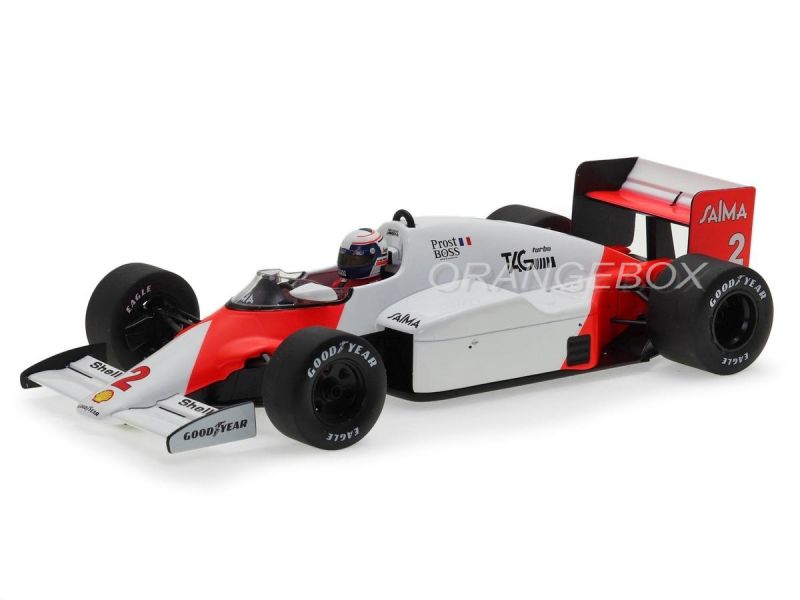 Fórmula 1 McLaren MP4/2B Alain Prost Vencedor Gp Monaco 1985 1:18 MCG