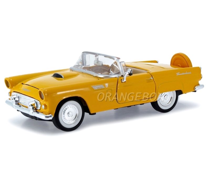 Ford Thunderbird 1956 Motormax 1:24 Amarelo