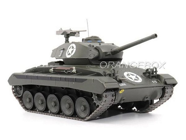 Tanque M24 Chaffee 1st Armored Italy 1945 1:43 Motorcity Classics