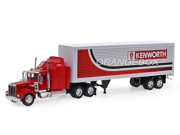Caminhão Kenworth W900 + Carreta Baú Kenworth 1:32 New Ray