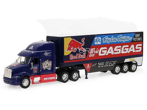 Caminhão Peterbilt + Carreta Red Bull 1:32 New Ray