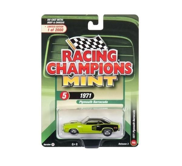 Plymouth Barracuda 1971 - 2018 Release 3 Set A Racing Champions Mint 1:64