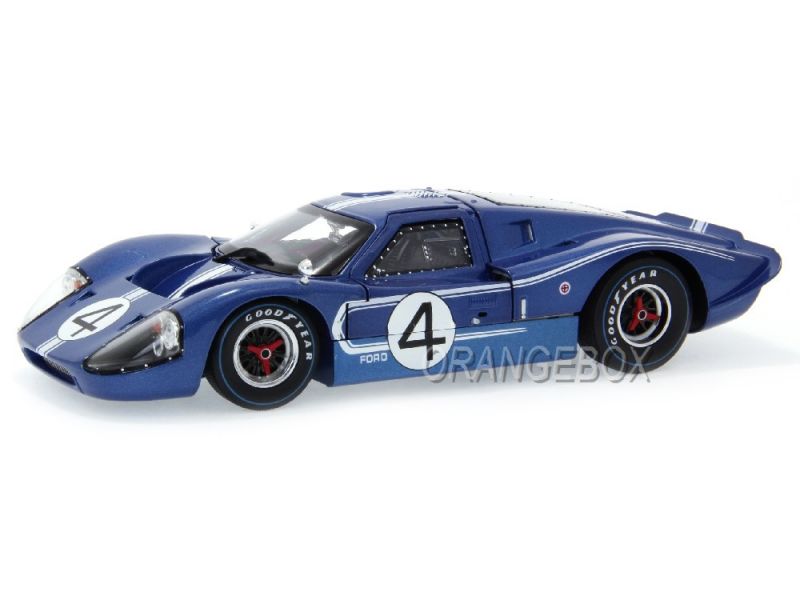 Ford GT MK IV 1967 #3 24 Horas Le Mans Shelby Collectibles 1:18 Azul