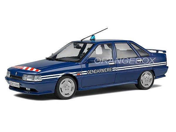 Renault 21 Turbo BRI 1992 1:18 Solido Azul