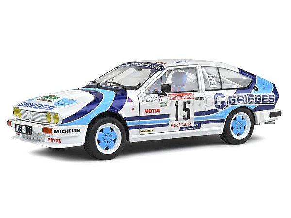 Alfa Romeo GTV6 Rallye Des Garrigues 1986 1:18 Solido