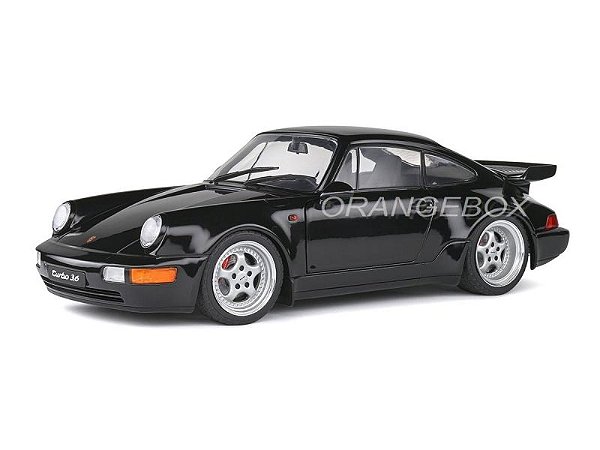 Porsche 911 (964) Turbo 3.6 1993 1:18 Solido Preto