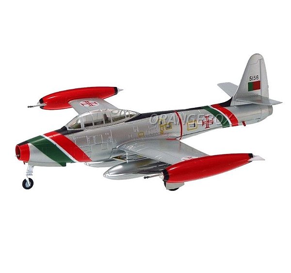 Avião F-84G 10-RE Thunderjet Portugal Air Force Easy Model 1:72