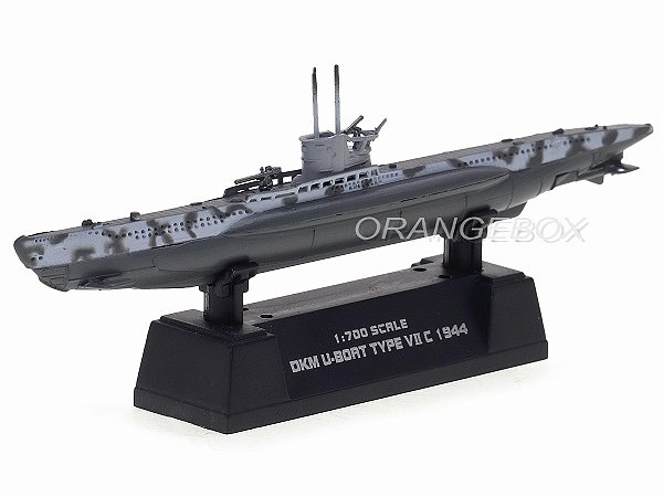 Submarino DKM U-Boat Type VIIC German 1944 1:700 Easy Model