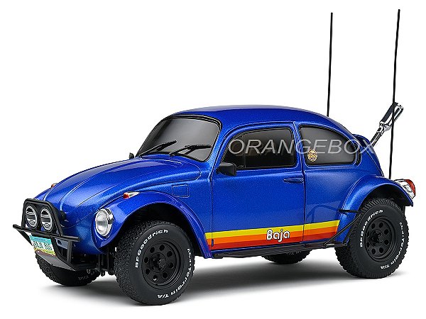 Volkswagen Fusca 1975 Baja 1:18 Solido Azul