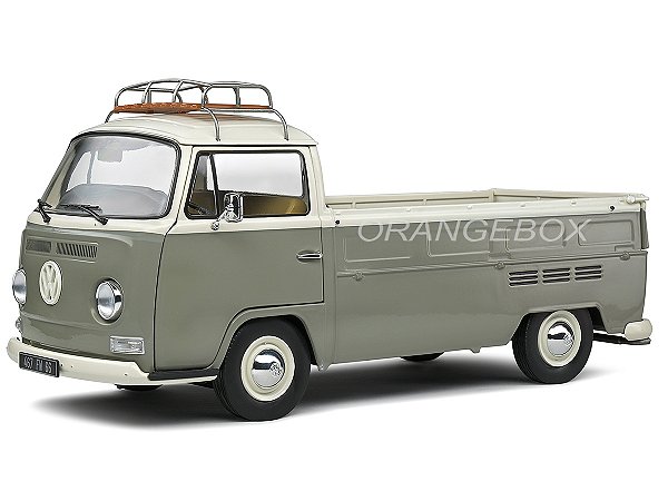 Volkswagen Kombi T2 Pick-Up 1968 1:18 Solido Cinza