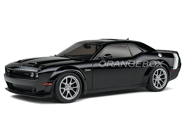 Dodge Challenger SRT Hellcat Redeye Widebory 2023 1:18 Solido Preto