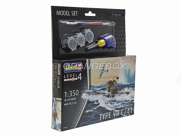 Model Set German Submarine Type VII C/41 1:350 Revell