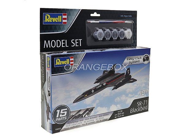 Model Set Avião Lockheed SR-71 Blackbird 1:110 Revell