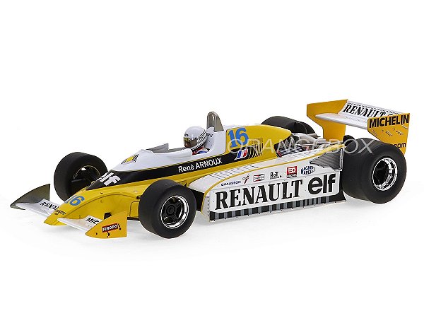 Fórmula 1 Renault RS10 René Arnoux GP Great Britain 1979 1:18 MCG