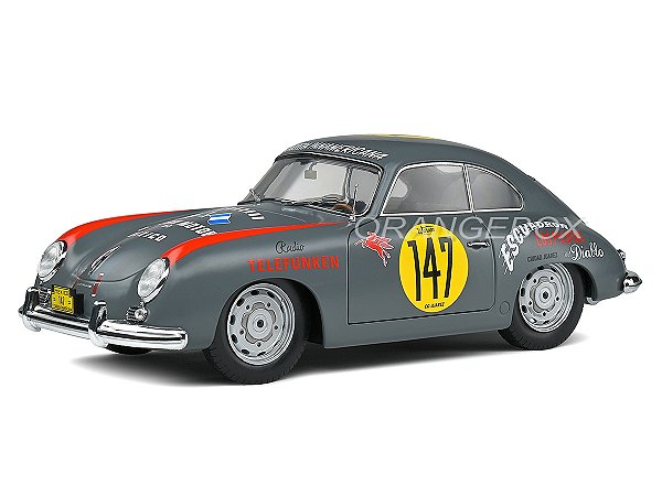 Porsche 356 PRE-A 1954 1:18 Solido Cinza