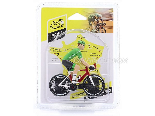 Bicicleta Colnago Tour de France Camisa Verde 1:18 Solido