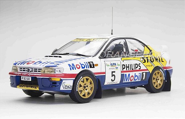 Subaru Impreza 555 Winner Elpa Rally Halkidiki 1997 1:18 Sunstar