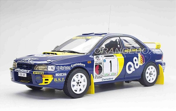 Subaru Impreza 555 Winner Rally Piancavallo 1998 1:18 Sunstar