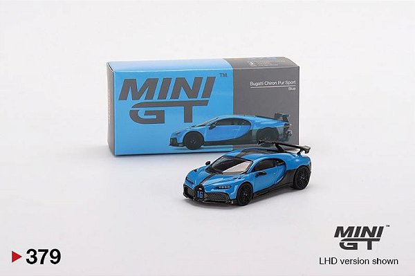 Bugatti Chiron Pur Sport 1:64 Mini GT Azul