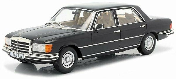 Mercedes Benz S-Klasse 450 SEL 6.9 (W116) 1975 1:18 iScale Preto