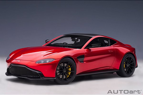 Aston Martin Vantage 2019 1:18 Autoart Vermelho
