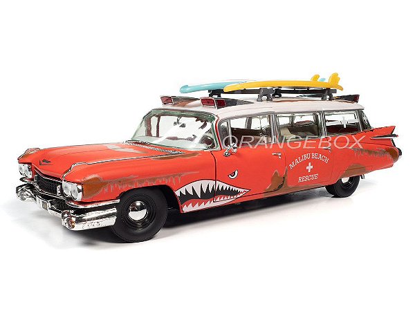 Cadillac Eldorado Ambulance 1959 Surf Shark 1:18 Autoworld