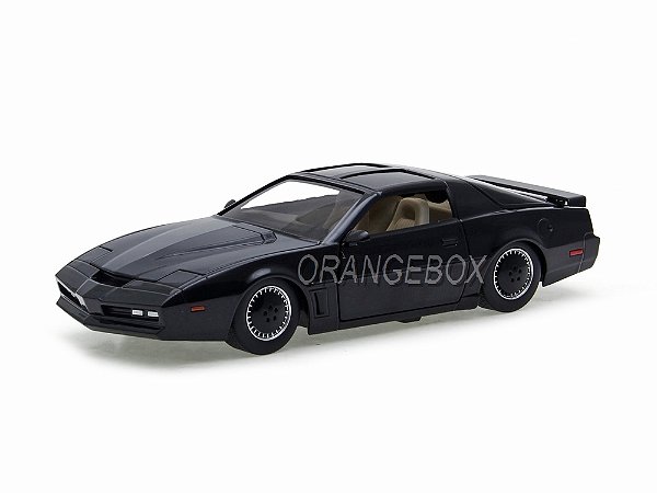 Pontiac Firebird Trans Am Black K.I.T.T. Knight Rider 1982 Jada Toys 1:24 (com luzes)