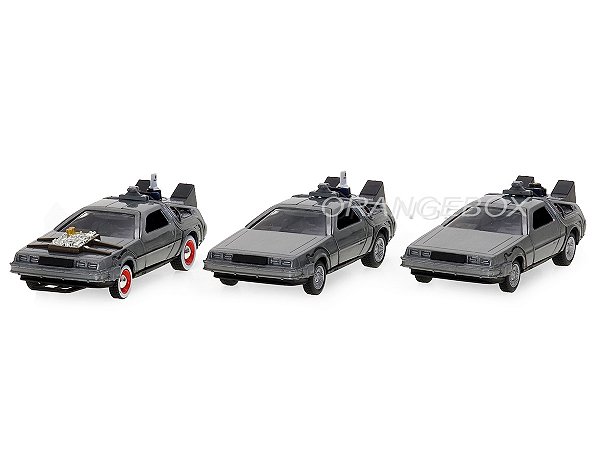 Pack Delorean Back To The Future Time Machine Jada Toys 1:32