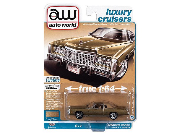 Cadillac Eldorado 1975 Release 1A 2022 1:64 Autoworld Premium